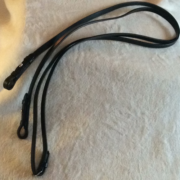 Horse Leather Reins Black - Picture 2 of 5